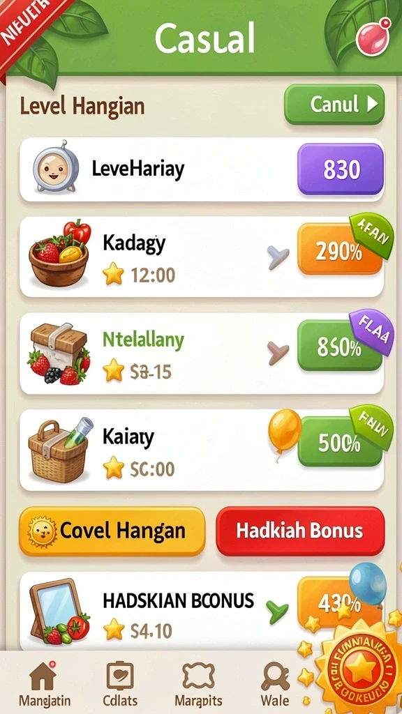 dam88 - Screenshot menunjukkan variasi level yang menantang dalam permainan.