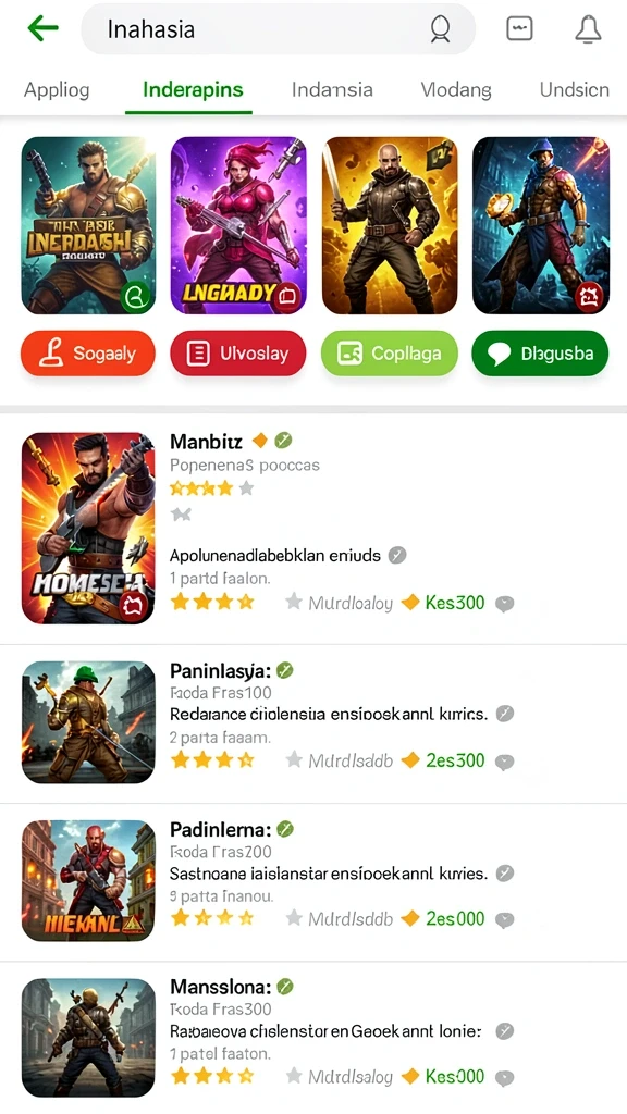 idrking - Berbagai karakter unik untuk dipilih dalam game.