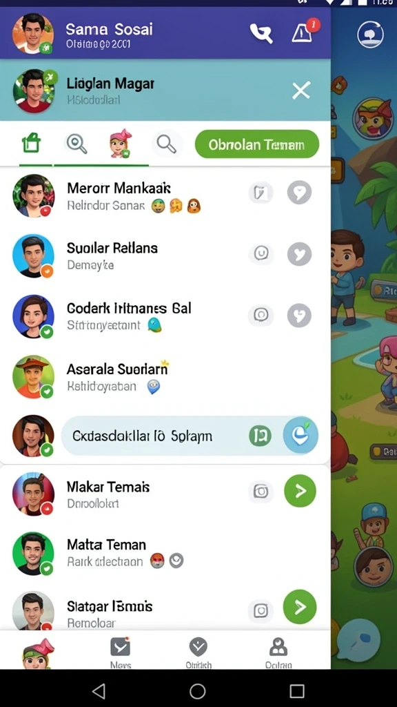 indorp - Screenshot dari karakter unik di INDORP.